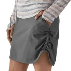Patagonia Tech Skort Size XS Adjustable Athletic Fishing Forge Gray Quick Dry